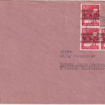 Bizone - 3x8 Pfg. Arbeiter/Band Brief Murnau - Coburg 26.7.48