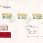 BRD - 3x230 Pfg. ATM Eilboten-Wertbrief bis 100g/FDC Kaufbeuren 2.1.81