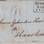 Preussen - Remscheid-Hasten 5/9 67 Ra3 Portobrief n. HOLLAND (Haarlem)