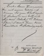 DR - 2+3 Pfg. Germania illustr. Firmenkarte Remscheid - Stuttgart 1905