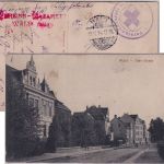 NRW - Wald Sternstraße sw-AK/Feldpost Vereinslazarett gelaufen 1914
