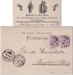 DR - Solingen 13/4 84 Klauckestpl. illustr. Firmenkarte i.d. SCHWEIZ (Burgdorf)