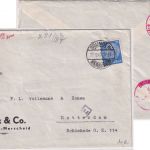 DR - 25 Pfg. Hindenburg Zensurbrief n. HOLLAND Solingen-Merscheid 1940