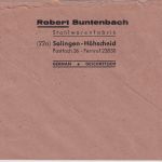 All.Bes. - Solingen-Hörscheid 1947 illustr. Firmenbrief (Buntenbach) n. Köln