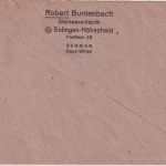All.Bes. - Solingen-Hörscheid 1947 illustr. Firmenbrief (Buntenbach) n. Köln
