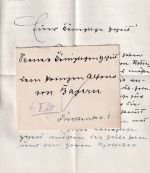 DR - München 1920 2-seitiges Handschreiben Obersthofmeister v. Leonrod