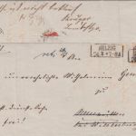 NDP - 1 Gr. Dienstmarke Dienstbrief Ra2 Belzig 24/2 n. Wiesenburg 1870 Retour