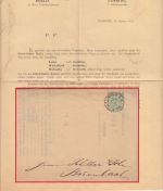 NDP - 1/3 Gr. gez. Drucksache n. ÖSTERREICH K1 Hamburg - Bodenbach 1871 Inhalt !