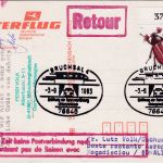 BRD - 200 Pfg. Maikäfer Luftpostkarte n. SOMALIA (Mogadischou) Bürgerkrieg 1993