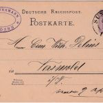 DR - Sundern 5/4 89 K2 5 Pfg. Ganzsache n. Versmold