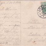 DR - Loga 1912 Tagesstempel sw-AK Leer (Partie a.d. Leda m. Rathaus)
