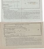 Österreich - Hohenmauth 1868/1876 2 Aufgabs-Recepissen versch. Stempelformen