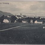 Bayern - Wildsteig Ortsansicht sw-AK gelaufen/Feldpost 1916