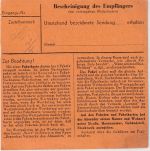 DR - Hagen 1944 85 Pfg. Registrierkassenstpl. Wertpaketkarte n. Dessau