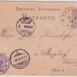 DR - Hagen 19/9 84 Klaucke-K1 5 Pfg. Ganzsache+Zusatz i.d.SCHWEIZ