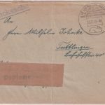 Bizone - Hagen Haspe SST Kanninchenzüchter 1949 Postsache/Fernbrief n Tuttlingen