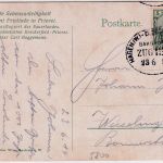 DR - Hagen Dieringhausen Zug 1139 Bahnpost AK Restaurant Priolinde 1914