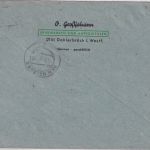 AM-Post - 2x42 Pfg. Einschreibebrief Gevelsberg - Langendorf 1946