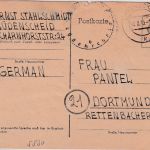 All.Bes./BZ - 6 Pfg. Behelfsganzsache Lüdenscheid - Dortmund 10.8.45