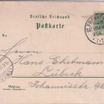 Hessen - Frankfurt a/M. "Gruss von Dribb der Bach" Farblitho gelaufen 1898