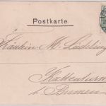 Hessen - Frankfurt a/M. Zeil von der Constabler Wache aus sw-AK gelaufen 1901