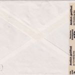 BRD/Postkrieg - "Amtlich geöffnet" Verschlussstreifen Brief Burbach - Halle 1985