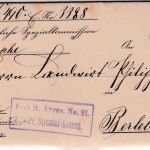 DR - Laasphe 1906 Frei lt. Avers No.21 Zustellurkunde n. Berleburg - mit Inhalt