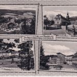 NRW - Berleburg Kurklinik Schloss etc. sw-Mehrbild-Foto-AK gelaufen 1962