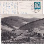 BRD - 5949 Mittelsorpe Poststelle I Ra1 AK Sorpetal b. Mittelsorpe 1963