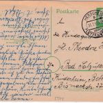 BRD - Herscheid ü. Plettenberg Poststelle I Ganzsache n. Bad Salzuflen 1957