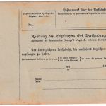 DR - 80 Pfg. Germania Perfin "StCo" Paketkarte i.d. SCHWEIZ Offenbach a/M 1916