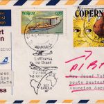 Brasilien - 1 Cr. 500. Geb. Kopernikus u.a. Luftpostbrief n. PARAGUAY 1974
