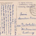 Berlin - Messestand Scharlachberg Meisterbrand sw-Foto-AK gelaufen 1954