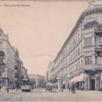 Berlin - Spandau Neuendorfer Str. Kaisers Kaffee usw. sw-AK gelaufen 1910