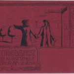 Berlin - Kgl. Kunsthochschule Abschiedsfest 1906 Künstler-AK ungelaufen
