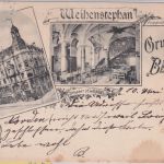 Berlin - Weihenstephan (Gasthaus) Friedrichstraße sw-Mehrbild-AK gelaufen 1898