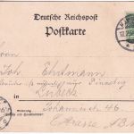 Berlin - Südende Gruss vom 1. Jahrmarkt sw-Mehrbild-AK gelaufen 1903