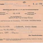 BRD - Offenbach a/M 1954 4 Pfg. AFS "Magistrat" Drucksachenkarte n. Roßdorf