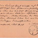 DR - 5 PfgE. Karte/portopfl. Dienstsache (Hofbauamt) Darmstadt - Mainz 1878