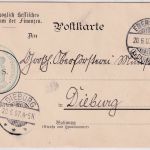 DR - Eberstadt (Kr. Darmstadt) Frei lt. Avers Nr.5 Finanzministerium Karte 1907