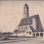 Hessen - Darmstadt Pauluskirche sw-AK gelaufen 1910