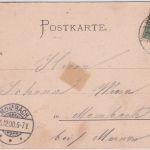 Hessen - Unter-Sensbach Hebsthal Gasthaus sw-AK gelaufen/Beerfelden 1900