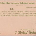 DR - Halstenbek 1910 illustr. Firmendrucksache n. Fischbachau