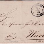 DR - 10 Pfg. Brief K1 Lüneburg 2 - Wustrow 1880 - mit Inhalt