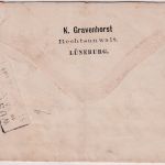 DR - 10 Pfg. Brief K1 Lüneburg 2 - Wustrow 1880 - mit Inhalt