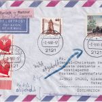 BRD/Berlin/VGO - Mischfrankatur Luftpostbrief n. ÖSTERREICH Vögelsen Gmünd 1991