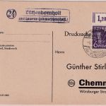 All.Bes. - (24) Lütjenbornholt ü. Hanerau-Hademarschen Landpost-L2 Karte 1948