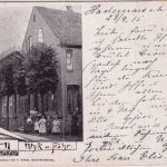 Schleswig-Holstein - Wyk a. Föhr Pesnion Horn sw-AK gelaufen 1915