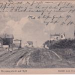 Schleswig-Holstein - Wenningstedt Nordseebad a. Sylt Straßenansicht sw-AK 1922