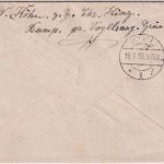 DR-Infla - 25 Pfg. Nationalvers. u.a. Einschreibebrief Vogelsang-Grünholz 1919